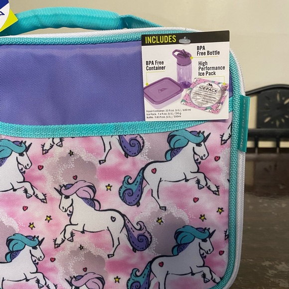 Unicorn Lunch Box Combo with accessories,New - Picture 9 of 9